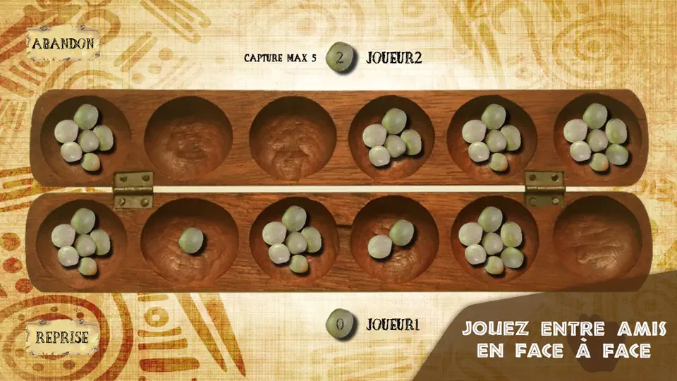 Capture d'écran de Awale Online sur iPhone 5