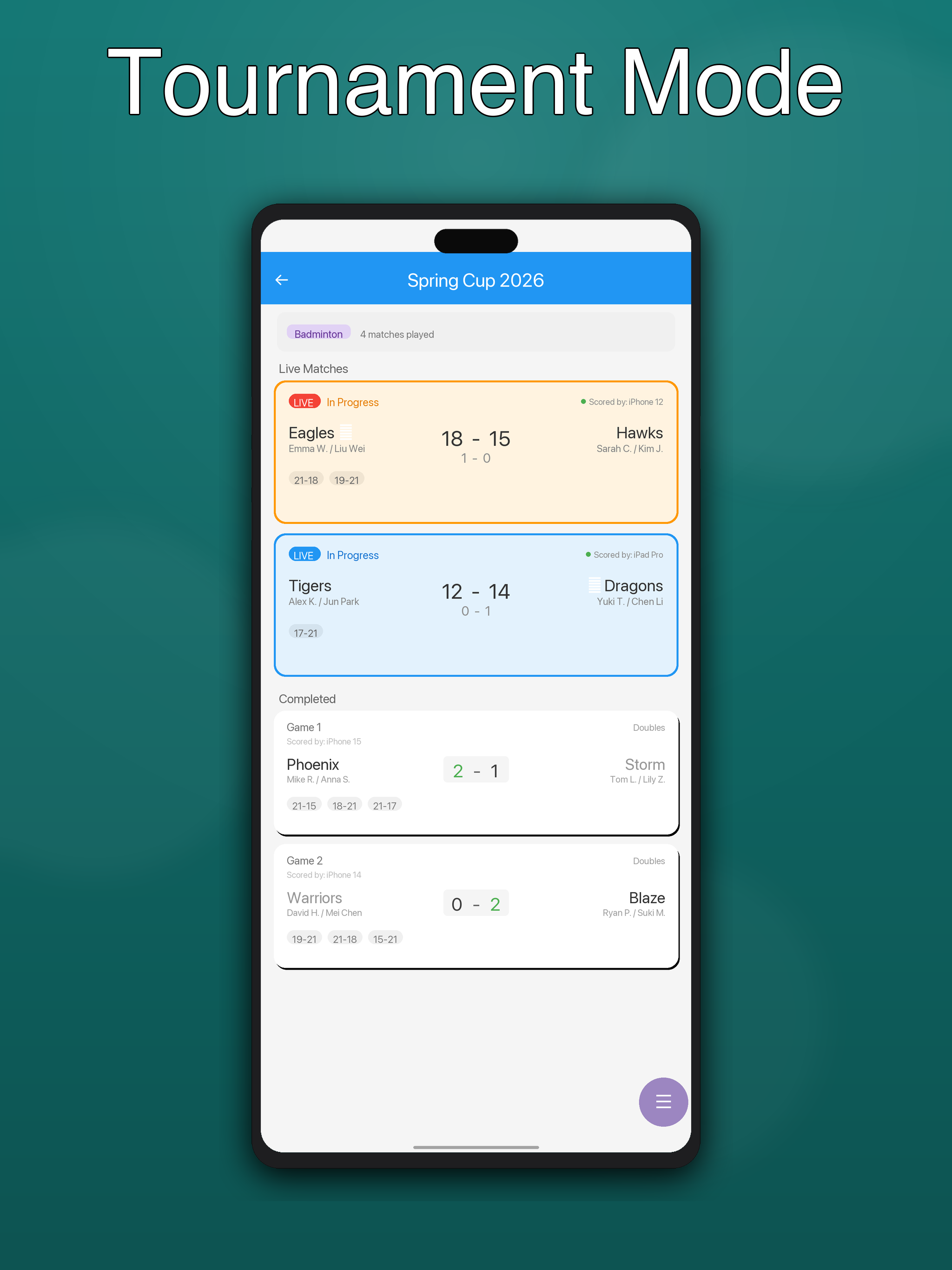 Hockey Score · Goal Tracker