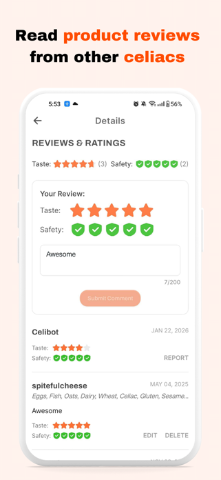 Celiapp Screenshot 2 of 3