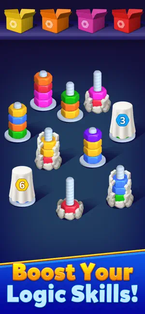 Magic Nut - Match Sort Puzzle screenshot 3