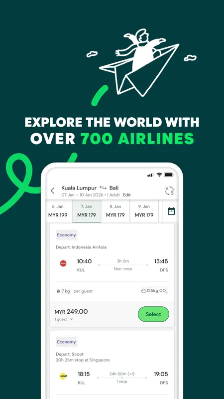 AirAsia MOVE: Flights & Hotels screenshot 2 of 8