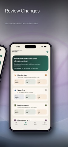 StreakBoard Focus screenshot