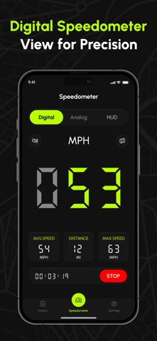 Speedometer: GРS Speed Tracker Screenshot 2 of 6
