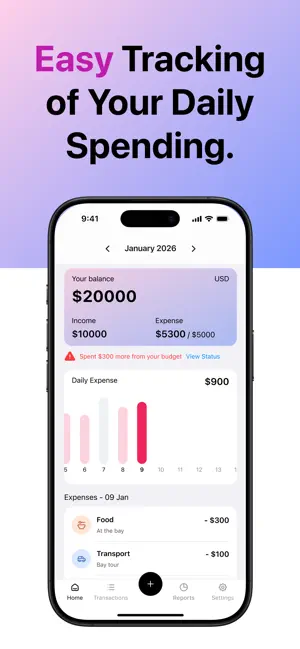 Budget Tracker: SpendLog screenshot 2