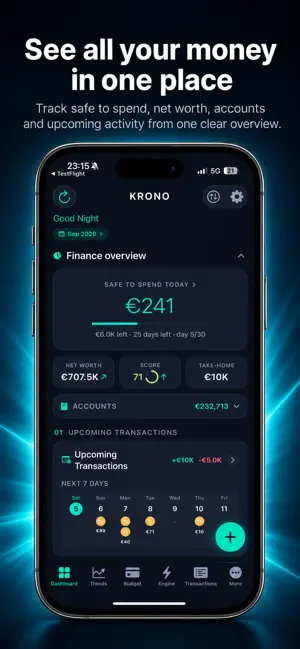 KRONO - Money Manager screenshot 1