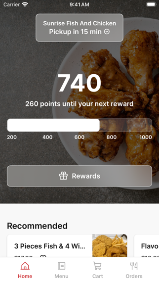 Sunrise Fresh Fish And Chicken app screenshot