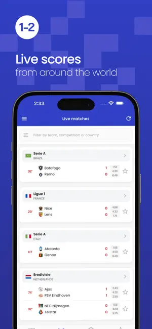FastScore: Live Soccer screenshot 2