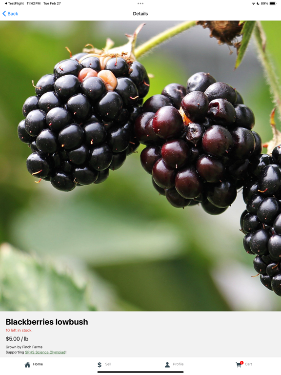 Fruitful LA iPad screenshot 2 - Food & Drink app