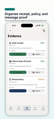 Claim Packet Builder screenshot