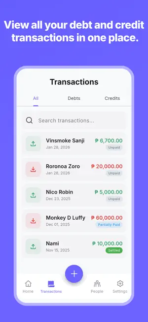 Utang: Credit & Debt Tracker screenshot 2
