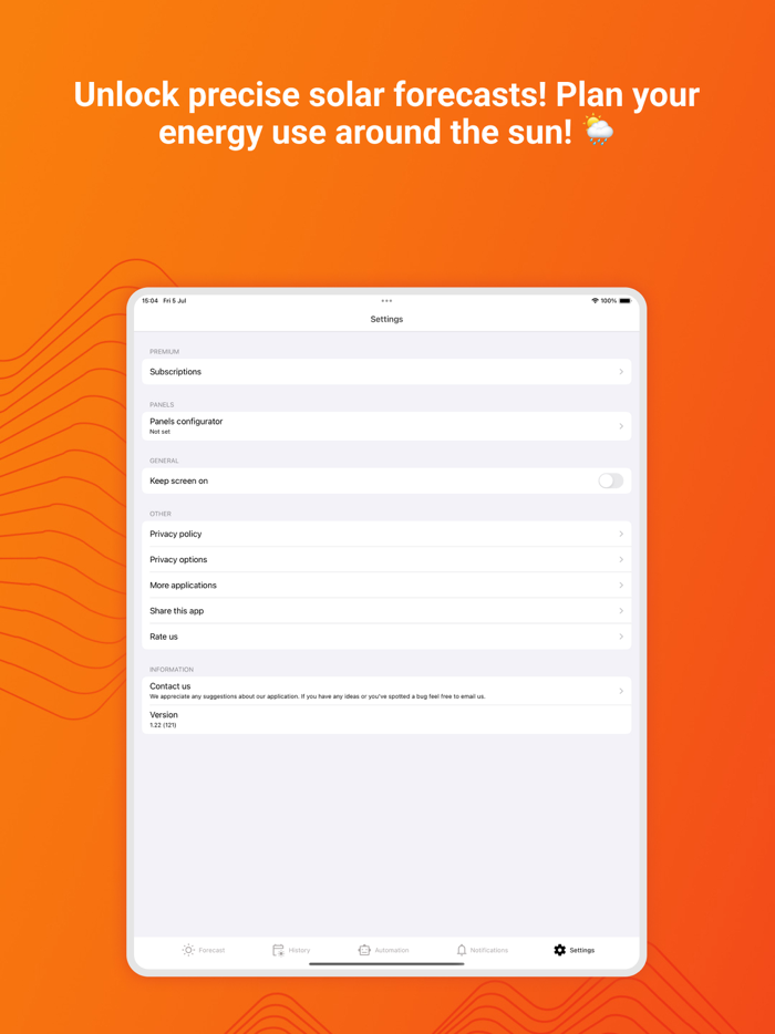 Solar PV Forecast  Alerts