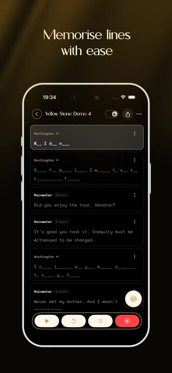Screenshot #3 pour ActingPal: AI Scene Partner