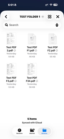 Combine PDF Files screenshot