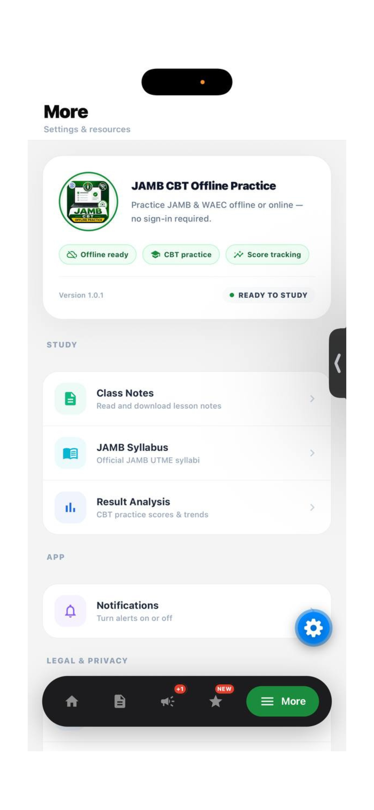 Sdash: JAMB CBT Practice screenshot 4