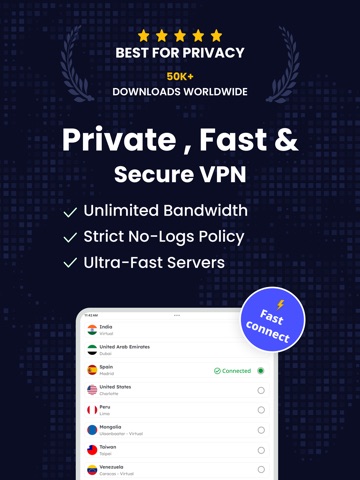 Quick VPN: AI Fast VPN Proxy iPad screenshot