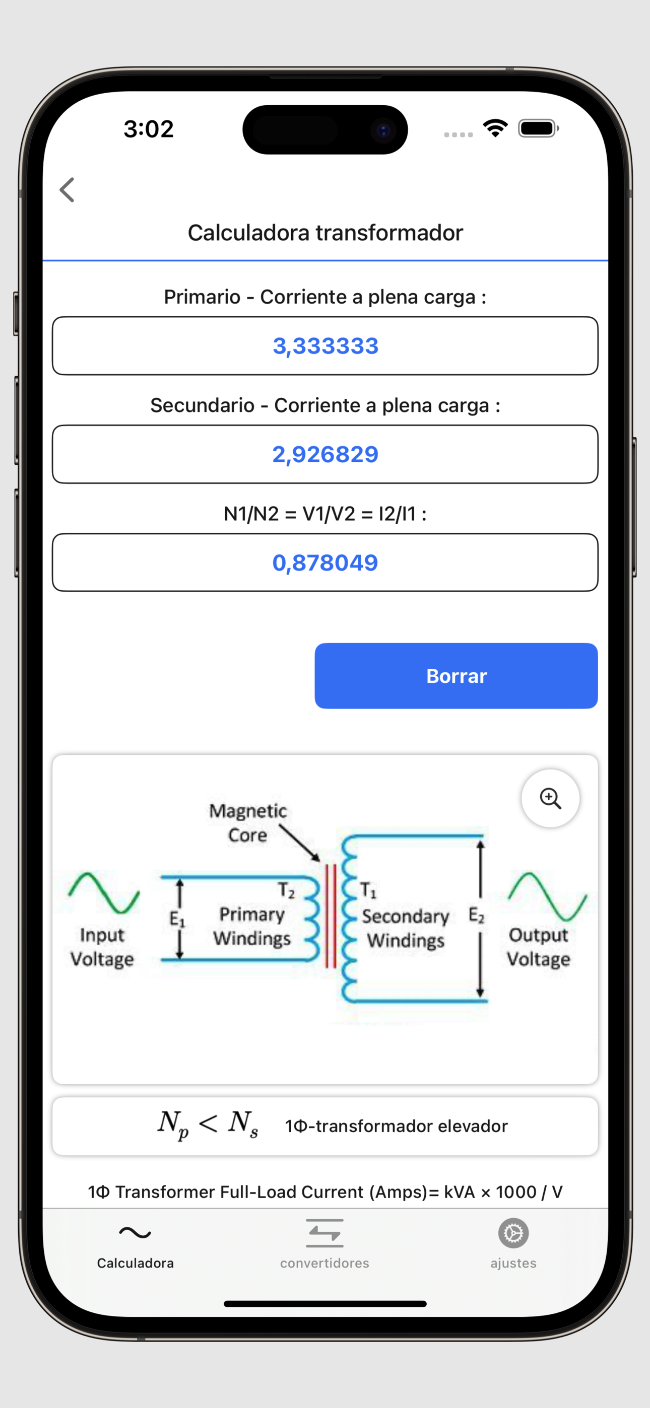 calculadora electrica