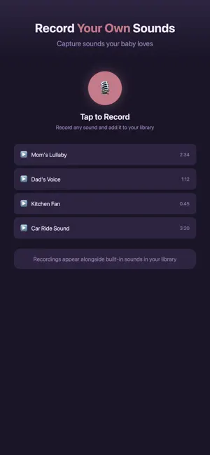 Dreamy Baby Sleep Sounds screenshot 4