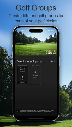 Golf Scorings iPhone App