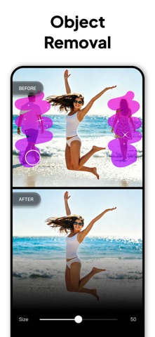Background eraser, photo edit iPhone screenshot 2