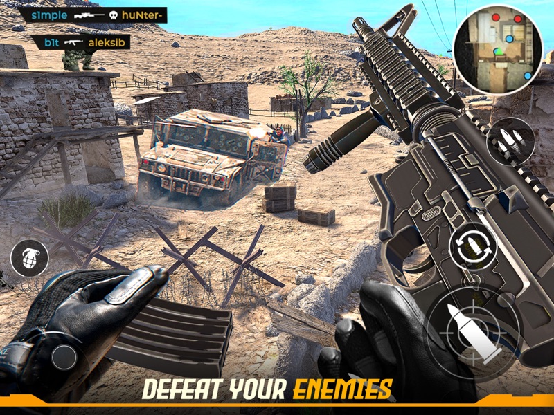 Warfronts Mobile: tiro fps screenshot 12