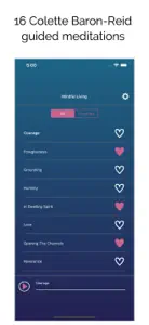 Mindful Living Meditations screenshot #2 for iPhone