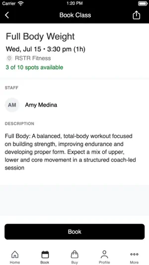 Restore Fitness SB screenshot 3