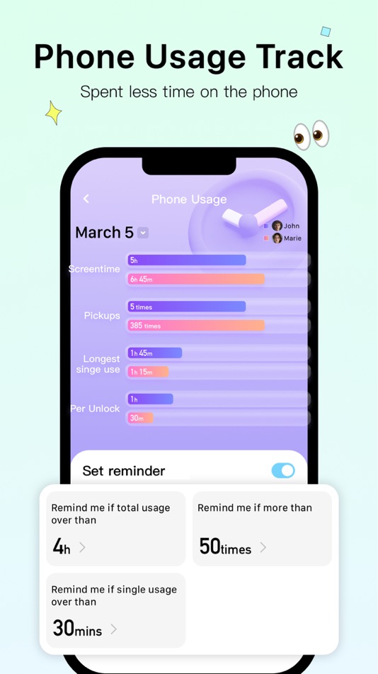#6. Bind: Couples' Daily Check-In (iOS) 由: Shanghai Liangxiu Network Technology Co., Ltd.