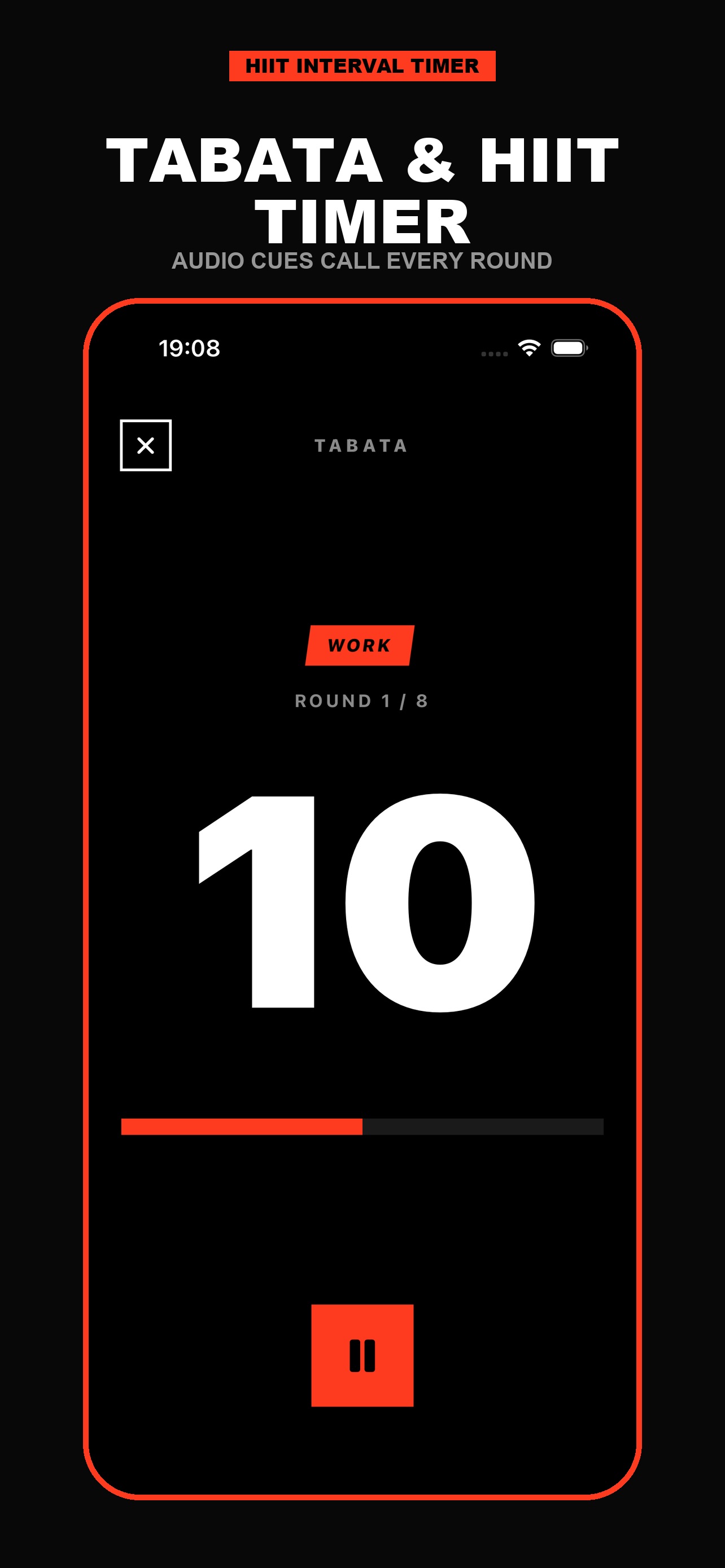 Screenshot 1 of HIIT Interval Timer: Pulse