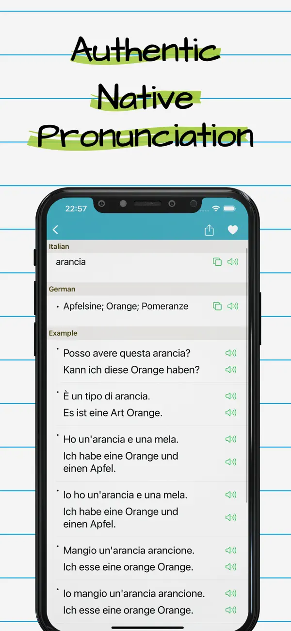 Screenshot #2 pour German Italian Dictionary Pro