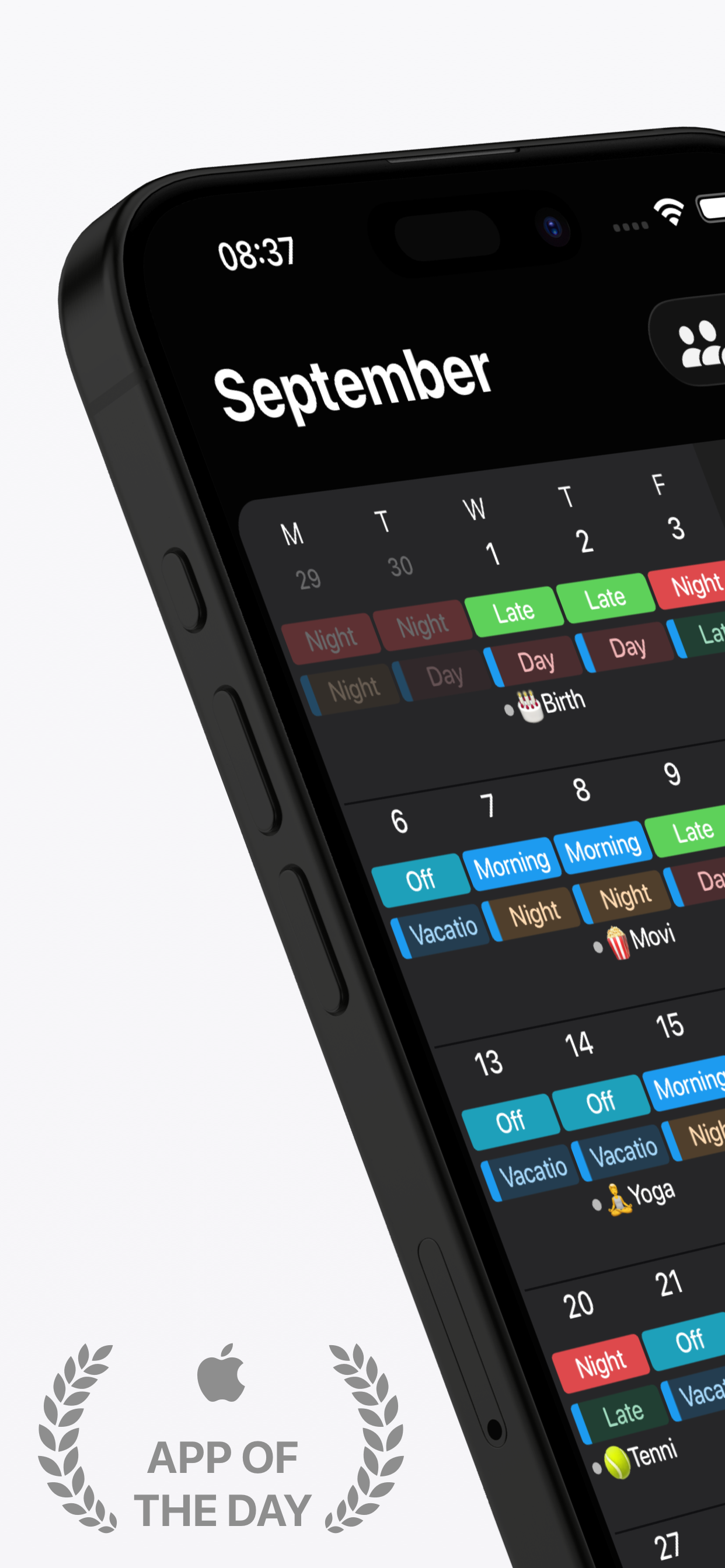 Supershift Shift Work Calendar