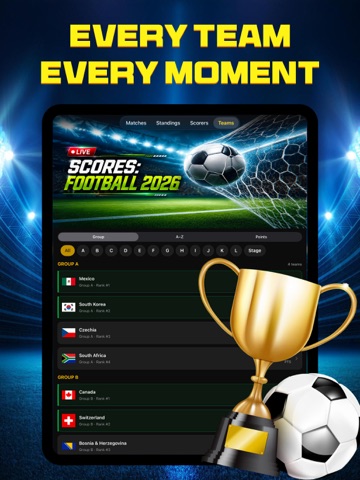 Live Scores: Football 2026 ipad screenshot 4