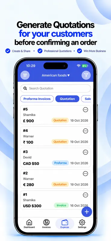 BillNama: Invoice maker, quote screenshot 5 of 10