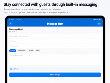 HostBook: Digital Guestbook iPad screenshot