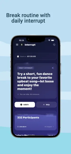 Interrupt screenshot 1