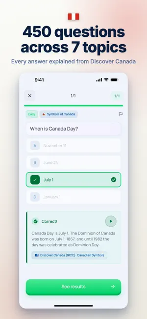Citoyenneté: Citizenship Test screenshot 2