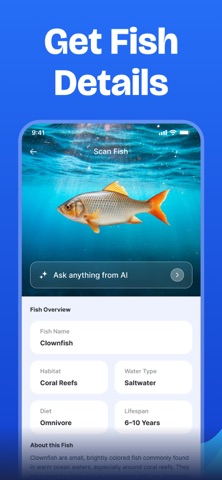 Fish Identifier : AI Scanner, iPhone screenshot
