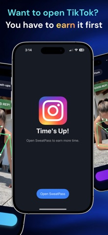 SweatPass: Earn Screen Time Screenshot 2 of 7