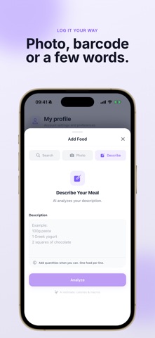BurnFat - Food Scanner iPhone screenshot