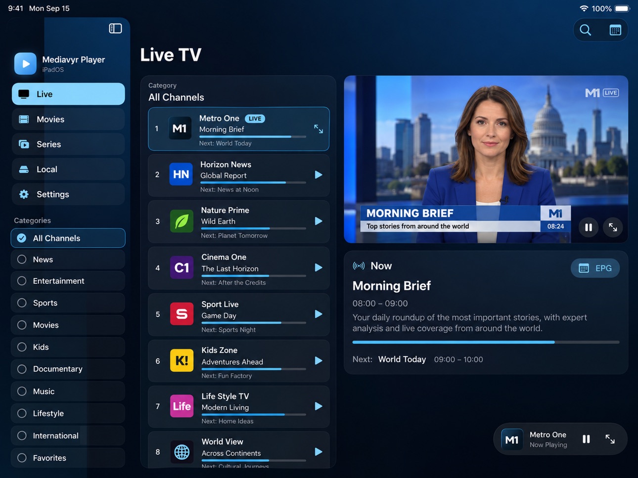 Screenshot 5 of Mediavyr Player