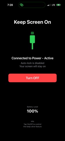Keep Screen On For Developers screenshot