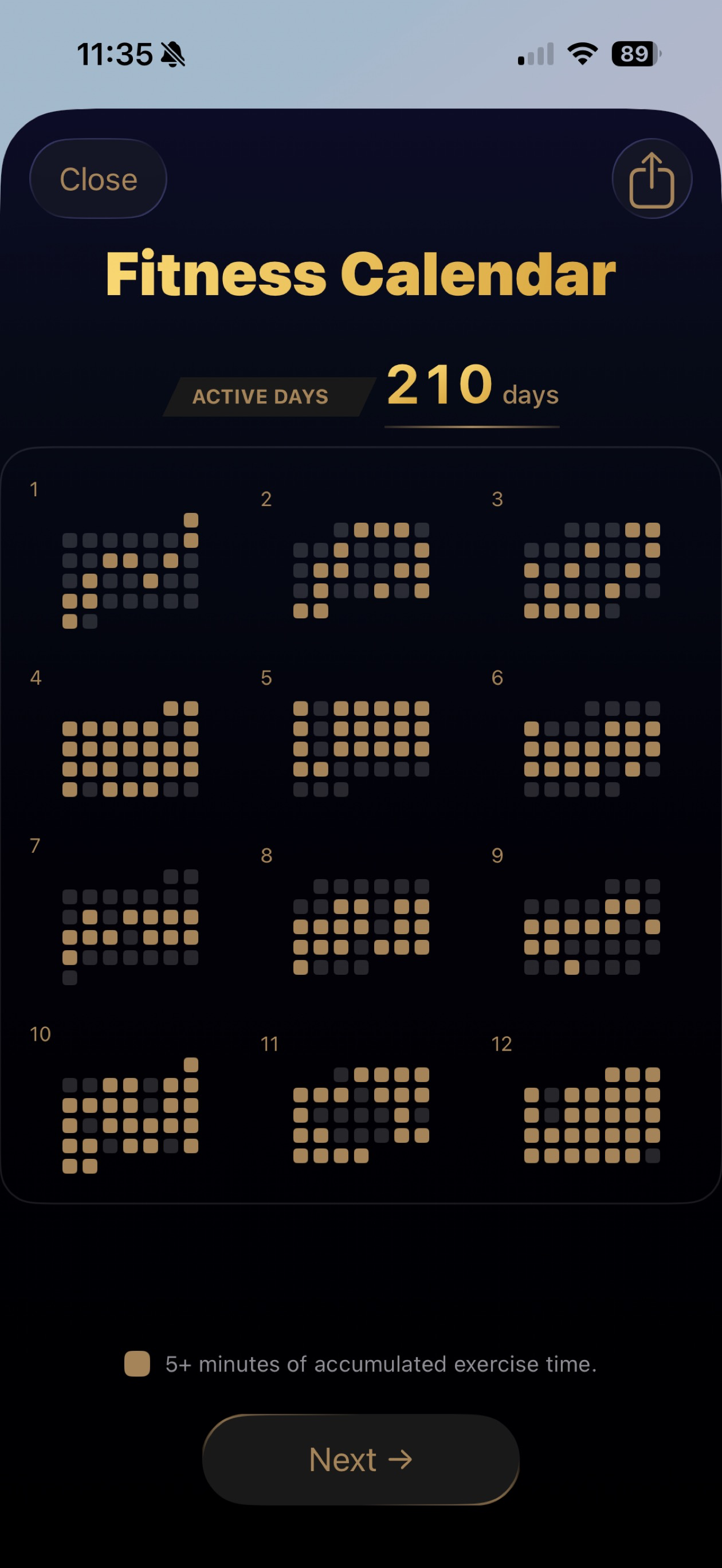 My Fitness Recap screenshot 6