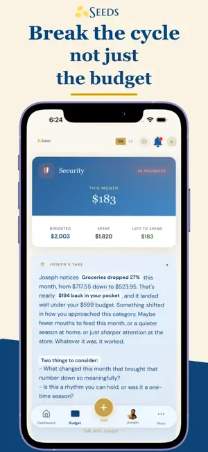 SEEDS Budget & Money Manager screenshot 1