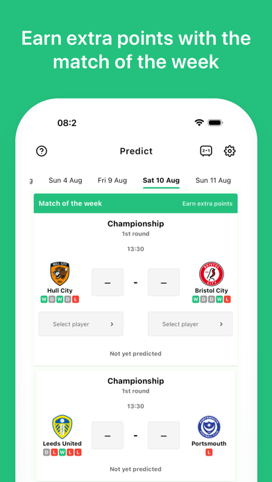 Voetbalpoules Screenshot