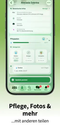 Screenshot von PlantMates - Pflanzen & Pflege auf dem iPhone 5