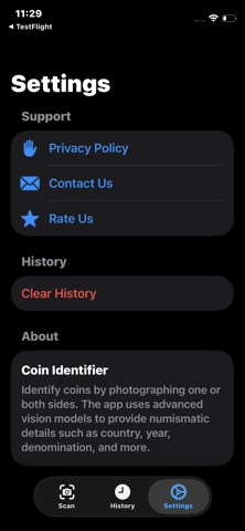 Coin Scanner・Value Identifier iPhone screenshot