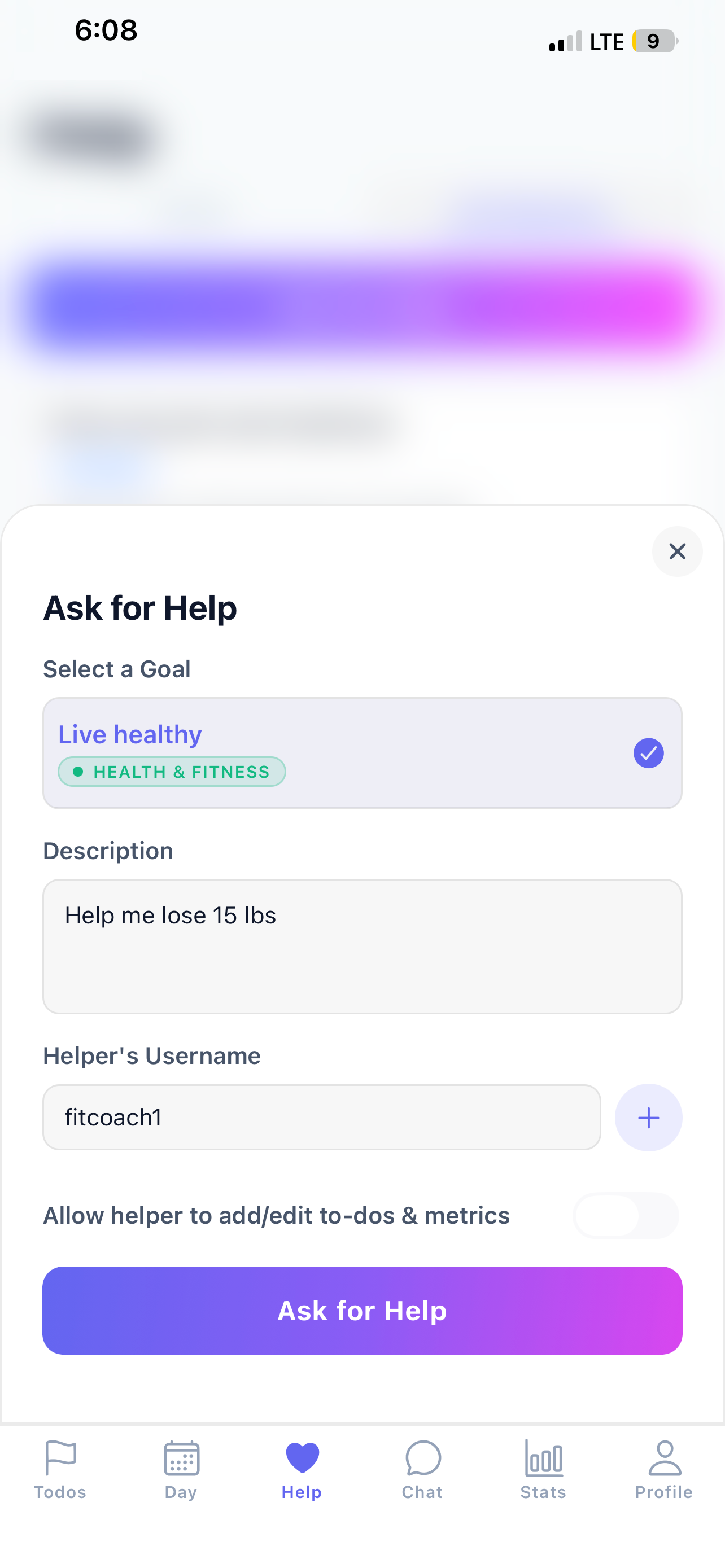 HelpDo: Goals, Todos & Help screenshot 6