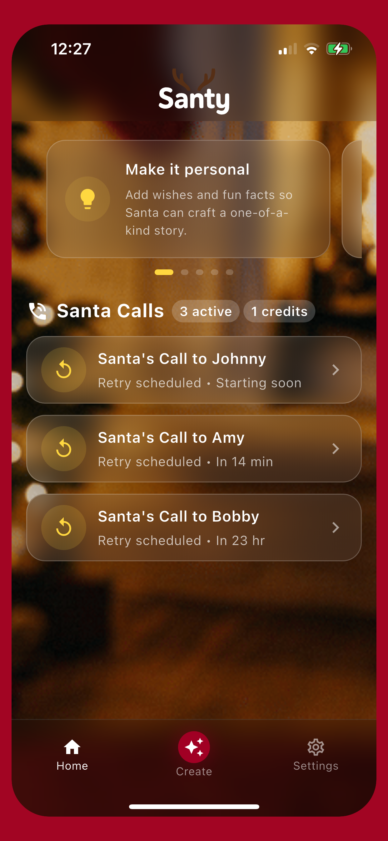 Santy - video call with Santa