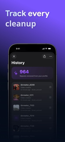RepostWipe: Repost Remover Screenshot 5 of 5
