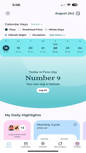 Mikvah Tracker - #1 Mikvah App screenshot 2