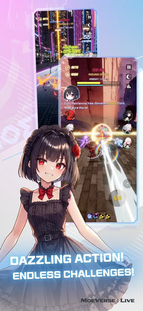 MoeVerse: Live iOS Mod IPA screenshot 5 - iOS game interface